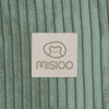 Misioo Ballpool, grün, rund, Premium Cord, 90x30, 200 Bälle: pearl, pearl mint, gold