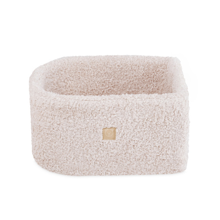 Misioo Plac zabaw Mini (+basen i 100 piłek ), kremowy, boucle premium (perłowe i złote)