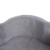 MISIOO Dry flower pool with mat , 95x30, gray, premium corduroy, Floral Fun Zone, 200 balls: pearl, silver, light blue