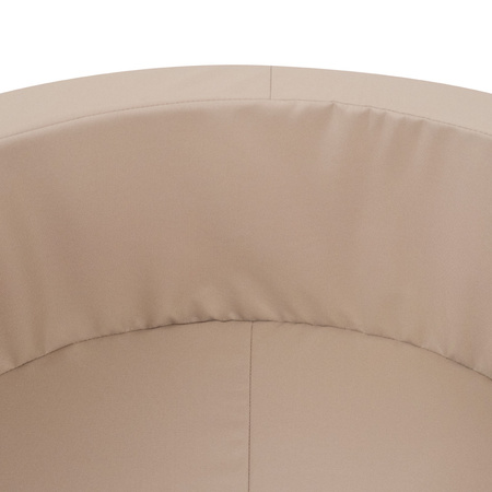 MISIOO Suchy basen, okrągły, 90x30 cm, beżowy, outdoor, wodoodporny