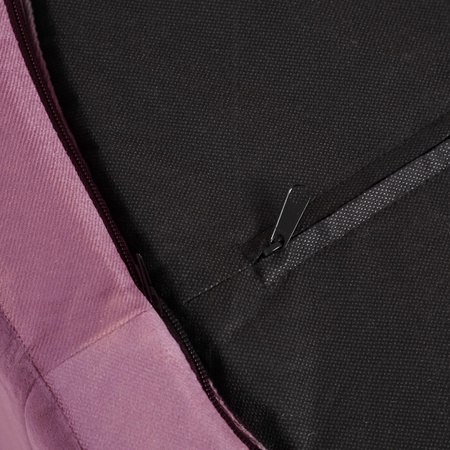 MISIOO Suchy basen, 90x40 cm, okrągły, bordowy , velvet