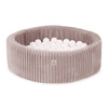 MISIOO Trockenbecken, 90x30 cm, rund, rosa, Puffy Lamell