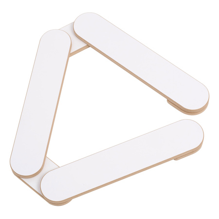 MISIOO Balancierbrett, Kinderpfad, weiß, Holzspiel