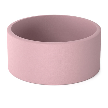 MISIOO Bällebad, 90x40 cm, rund, rosa, Baumwolle, smart