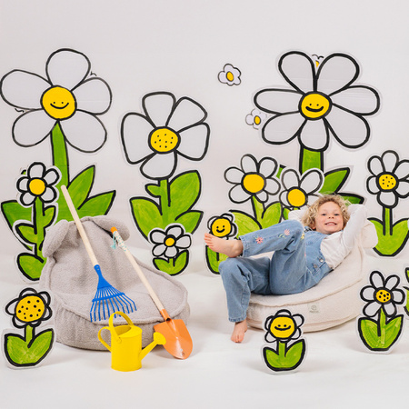 MISIOO Huggy Bear Fotel dla Dzieci, 68x45, jasny róż, sztruks premium