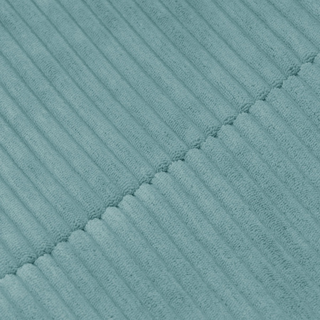 MISIOO Bällebad, blau, rund, Premium-Cord, 90x30, 200 Bälle: pearl, pearl mint, silber