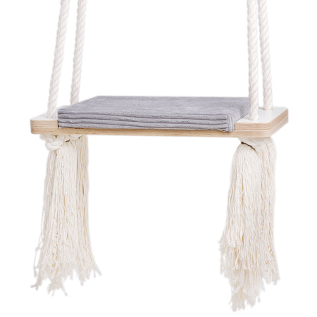 Misioo Room swing, flat, gray, premium corduroy