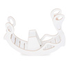 MISIOO Babywippe mit Sitzbank, weiß, Wooden Play