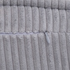 MISIOO Fotel rozkładany dla dziecka, 150x60x25 cm, szary sztruks premium
