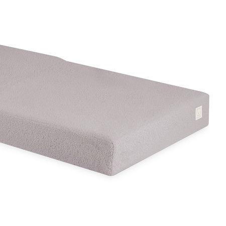 MISIOO Grand matelas avec dossier Foldie, gris tissu mouton