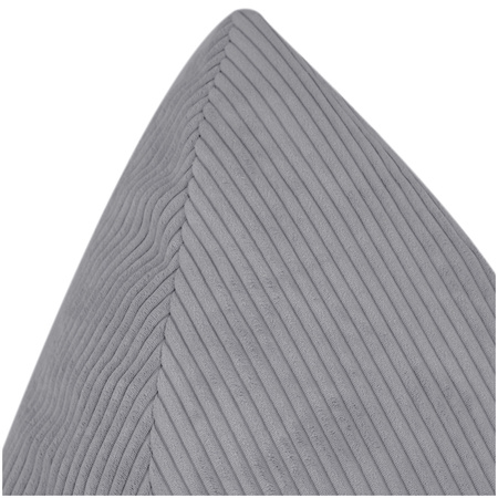 MISIOO Sako Taschenstuhl, grau, Premium Cord, Größe S (85x80x75)