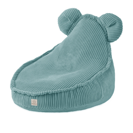 MISIOO Huggy Bear Sessel, 68x45, blau, Premium-Cord