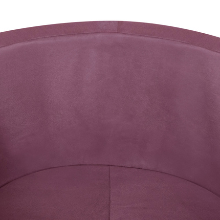 Misioo Basen z piłkami, bordowy, okrągły, velvet, 90x40, 300 piłek: perłowy, jasnoróżowy, srebrny