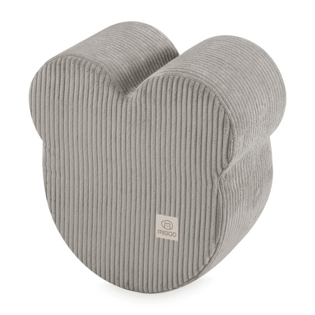 MISIOO Bärchen Sitzsack, 46x25 cm, beige, hochwertiger Kordsamt