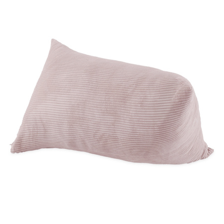 MISIOO, Sack pouf, 120x80 cm, light pink, premium corduroy