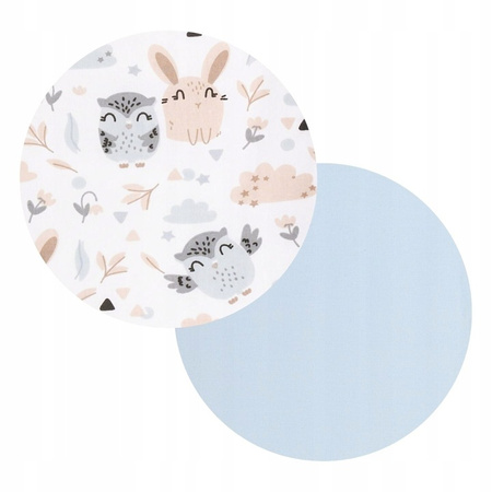 LAMA LOVE Rożek niemowlęcy, 80x80, Zwierzątka leśne