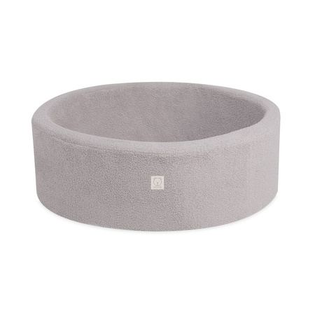 MISIOO Dry pool, round, 90x30 cm, gray lambskin