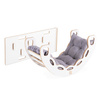 OUTLET MISIOO Kleine Wippe + Kletterwand/Rutsche, weiß Wooden Play