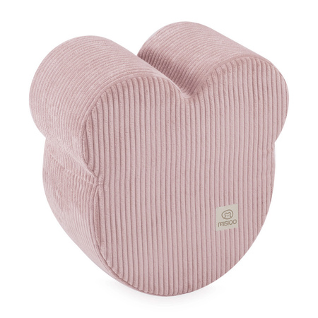 MISIOO Bärchen Sitzsack, 46x25 cm, hellrosa, Premium-Cord