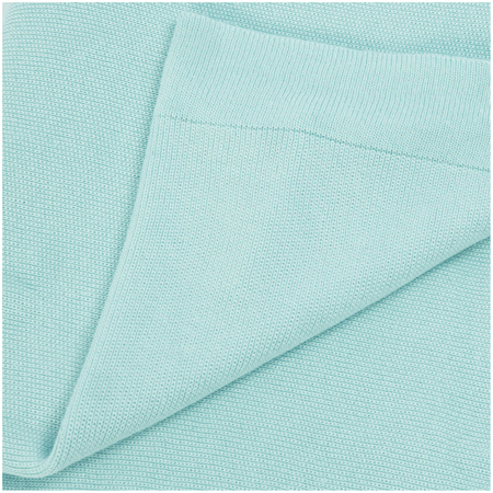 MISIOO Baby-Bambusdecke 80x90 cm, Minttürkis