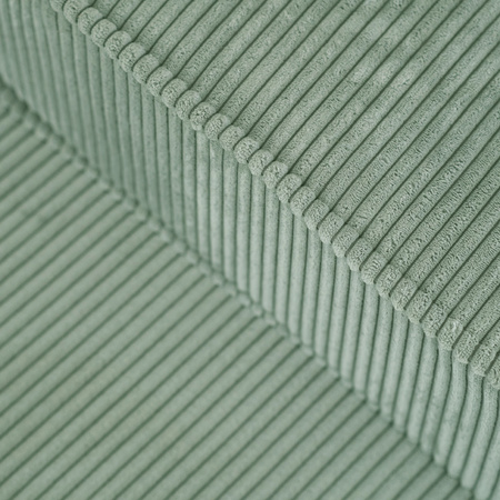 MISIOO Kinderklappsessel, 150x60x25 cm, grüner Premium-Cord