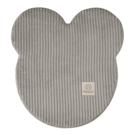 MISIOO Bärchen Sitzsack, 46x25 cm, beige, hochwertiger Kordsamt