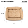 Canapé lit imperméable Beige