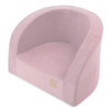 MISIOO Sessel, rosa, Samt