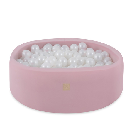 MISIOO Dry pool, 90x30 cm, round, pink, cotton, smart