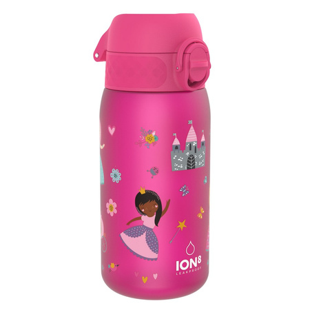 Ion8 Princess Babyflasche 350ml rosa auslaufsichere Wasserflasche Getränke