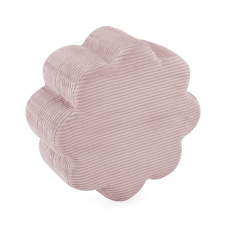 MISIOO Blumen Sitzsack, 54x25 cm, hellrosa, Premium-Cord