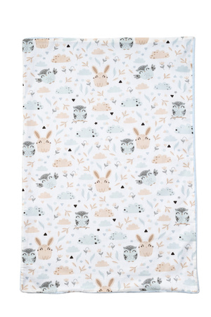 LAMA LOVE Baby-Decke, 70x50, Waldtiere