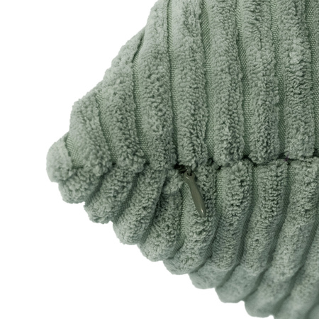 MISIOO, Pufa worek, 120x80 cm, zielony, sztruks premium