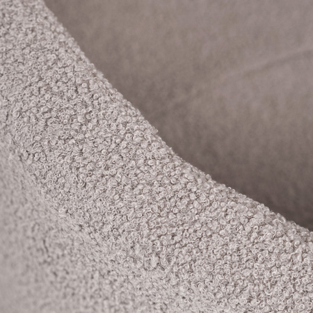 MISIOO Suchy basen, okrągły, 90x30 cm, szary baranek (+ 200 piłek srebrne, perłowe, jasnoniebieskie)