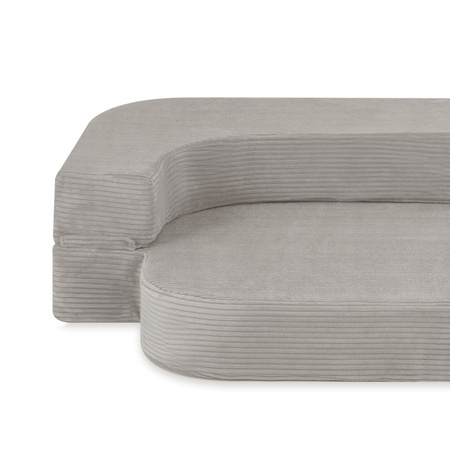 MISIOO Sofa Bed Foldie, beżowy sztruks premium