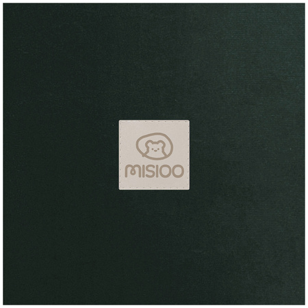 MISIOO Trockenbecken, 90x40 cm, rund, flaschengrün, Samt, Samt