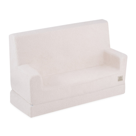 MISIOO Sofa z podłokietnikami Foldie, kremowy baranek