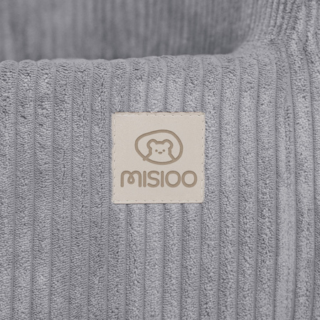 MISIOO Sessel, hochwertiger grauer Kord