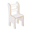 MISIOO Children's desk chair, white, Wooden Play