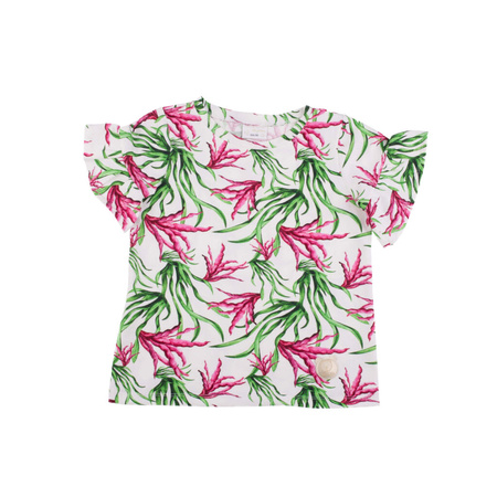 Misioo T-Shirt with Frill, Sea Flora