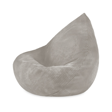 MISIOO Kindersackstuhl Sako, beige, Premium-Cord, Größe S (85x80x75)