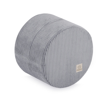 MISIOO Rund Sitzsack, 40x30 cm, grau, Premium-Cord