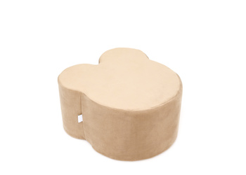 MISIOO Hocker, 46x25 cm, Teddybär, gold (beige)