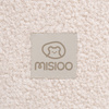 MISIOO Mini Spielplatz (+Pool und 100 Bälle), cremefarbenes Lammfell