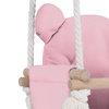 Misioo Balançoire Teddy Bear, rose, velours