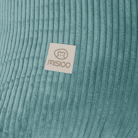 MISIOO Sitzsack, 120x80 cm, blau, Premium Cord