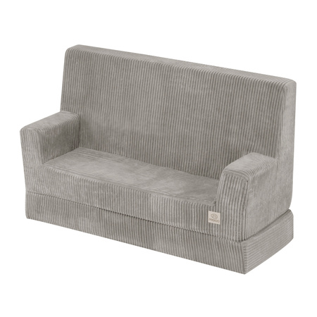 MISIOO Sofa z podłokietnikami Foldie, beżowy sztruks premium