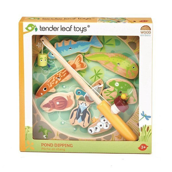 Drewniana Gra zręcznościowa Zanurzanie w stawie Tender Leaf Toys