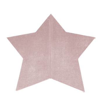 MISIOOO Mata, 160x160x5cm, gwiazda, różowa, velvet