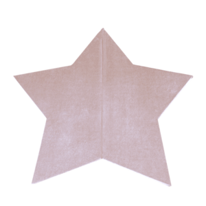 Mata podłogowa - gwiazdka - różowa velvet